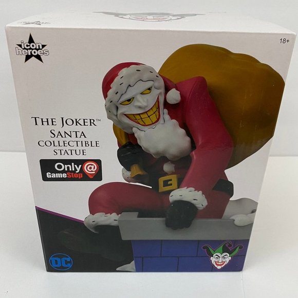 The Joker Santa Collectible Statue Only at Gamestop - Picture 8 of 12
